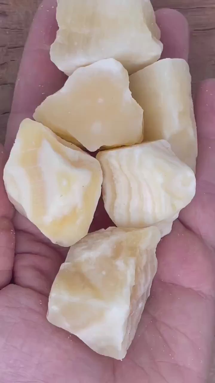 Raw Yellow Calcite Stone