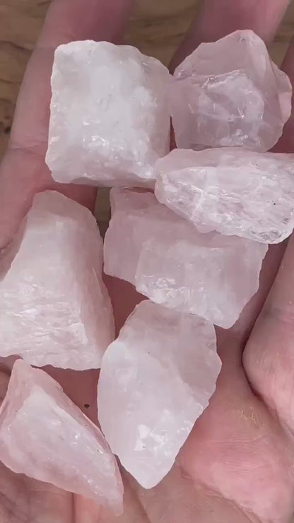 Raw Rose Quartz Stone