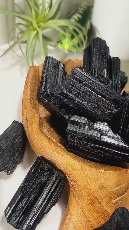 Raw Black Tourmaline Stone