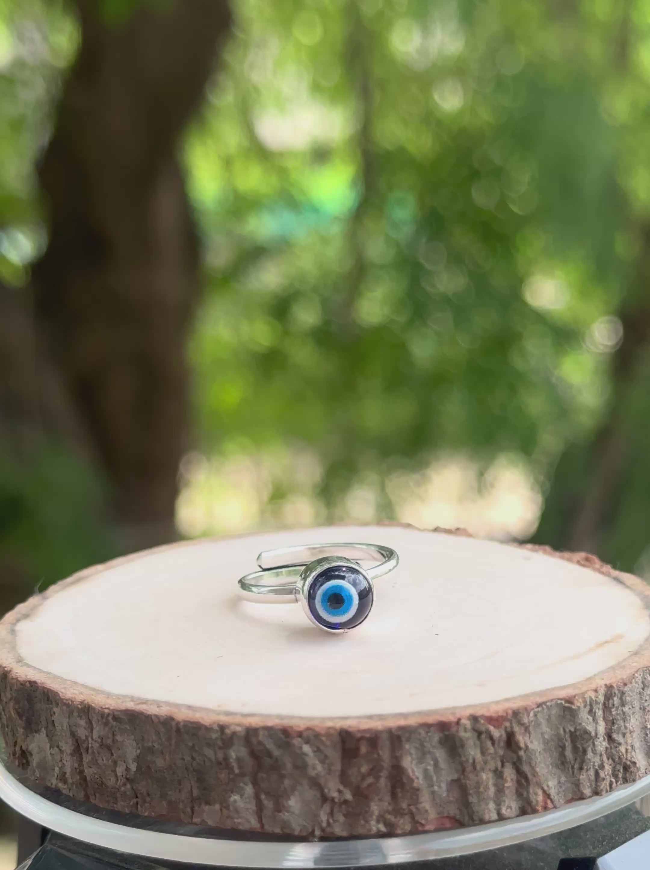 Evil Eye Adjustable Ring